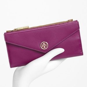 Tory Burch Robinson Folding Envelope Wallet
